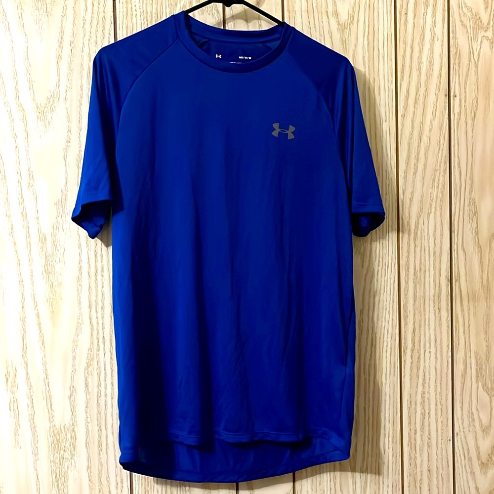 Under Armour Tech Tee size M royal blue